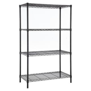 mzg 4-Tier Black Coating Utility Wire Shelving Unit (18 in. D x 36 in. W x 59 in. H) E4590150OK401LB