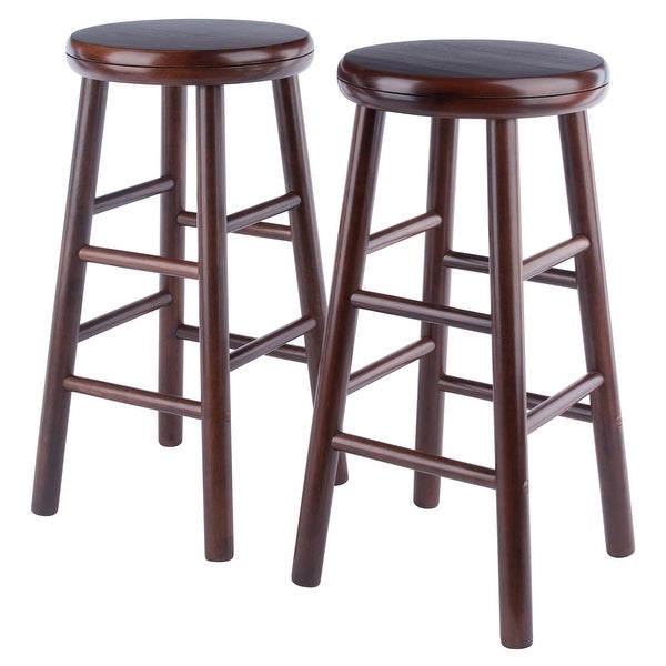 Shelby 2-Pc Swivel Seat Counter Stool Set - 12.99 x 12.99 x 25.31 inches