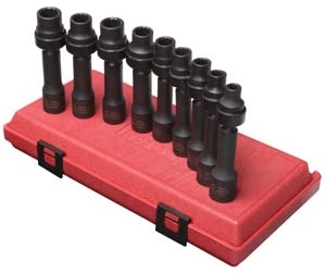 Sunex Tool SU2695 9 Piece 1/2 Drive Metric 12 Poi...