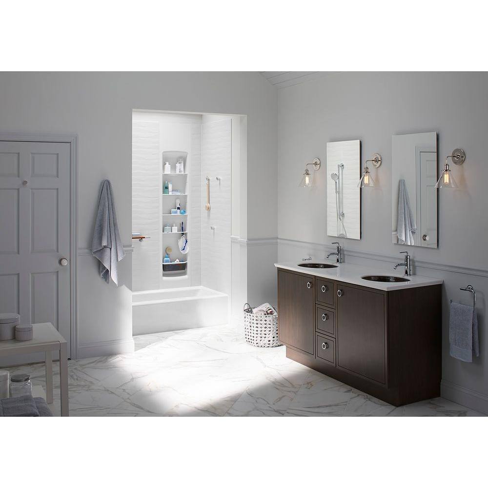 KOHLER Choreograph 14 in. Shower Locker in White K-97631-0