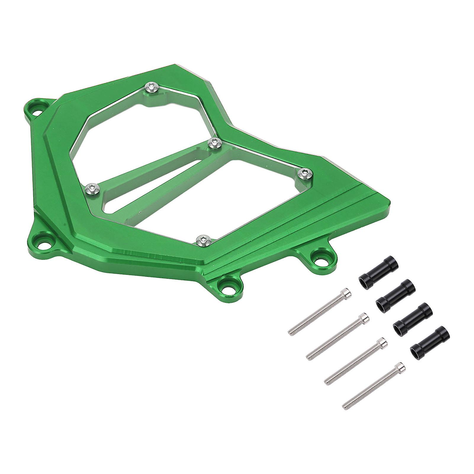 Motorcycle Front Sprocket Cover Chain Guard Protector Aluminum Alloy Replacement For Zx10r 20112017green