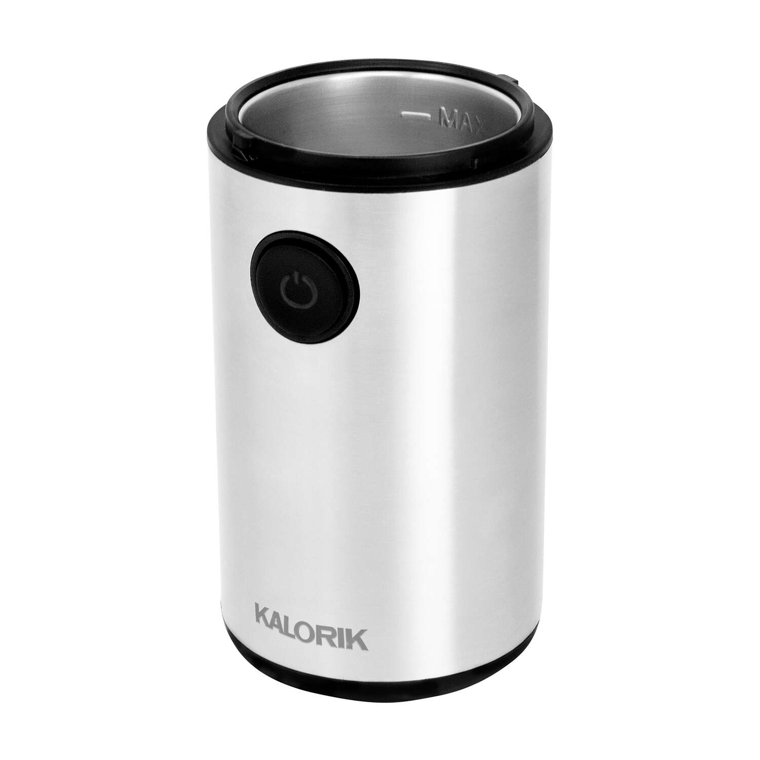 Kalorik Black/Silver Stainless Steel 6 cups Coffee Grinder