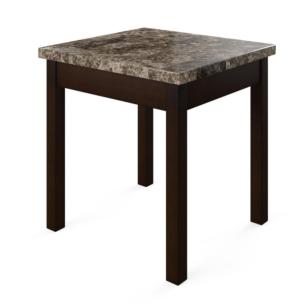 Irving Traditional Marble End Table