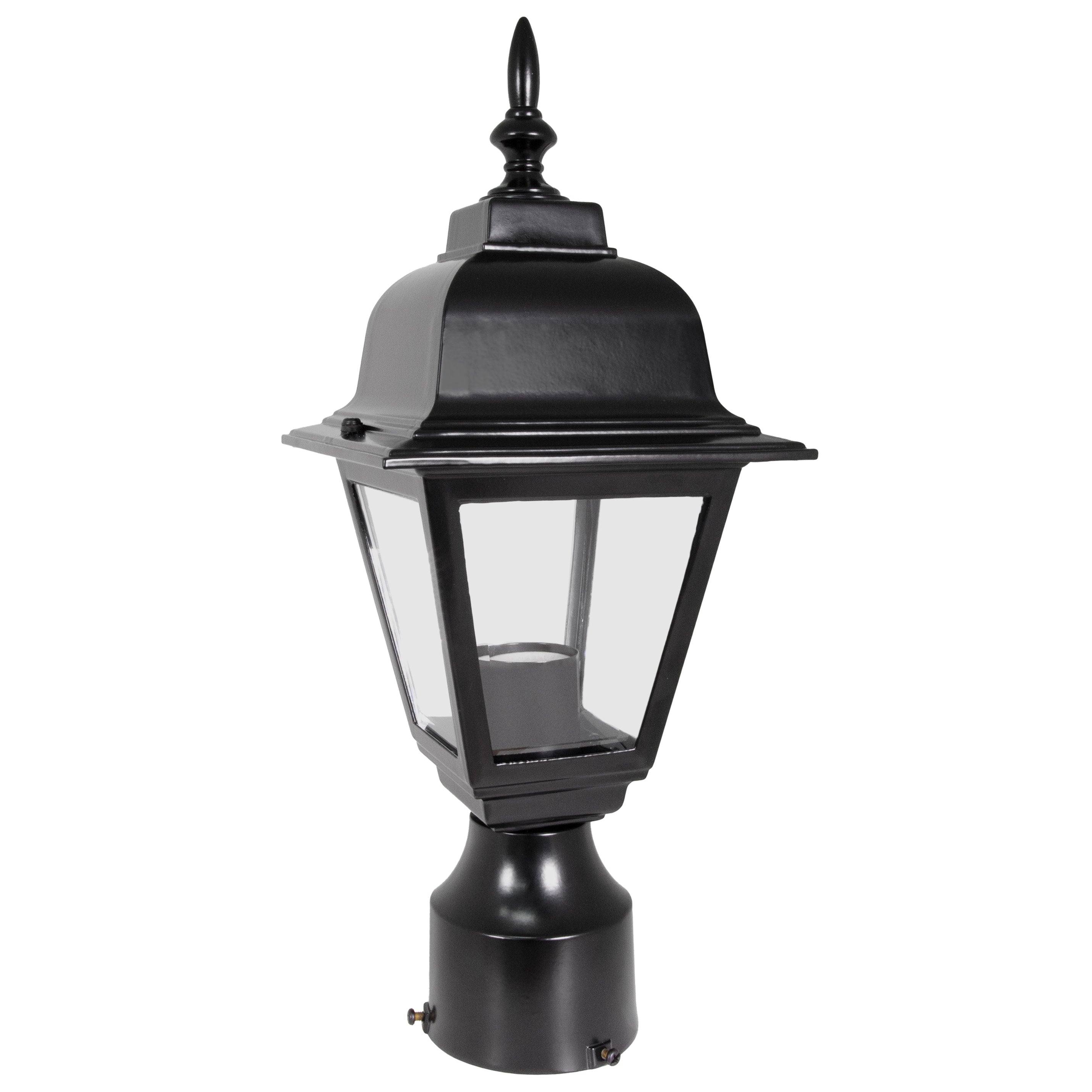 Design House Maple Street Outdoor Post Top Light in Black