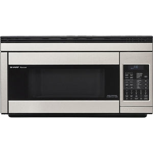 Sharp 1.1 cu ft over the Range Convection Microwave with Sensor Cooking, Stainless Steel