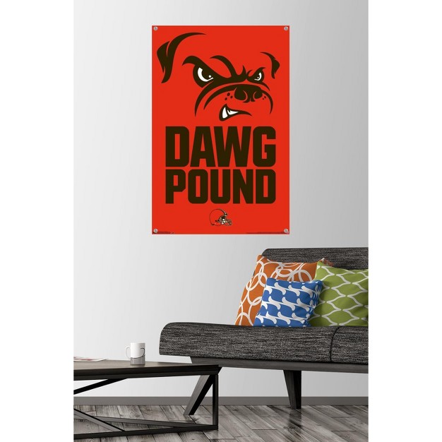 Trends International Nfl Cleveland Browns Dog Pound 15 Unframed Wall Poster Prints