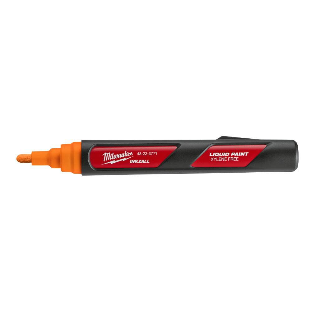 MW INKZALL Orange Paint Marker 48-22-3771 from MW