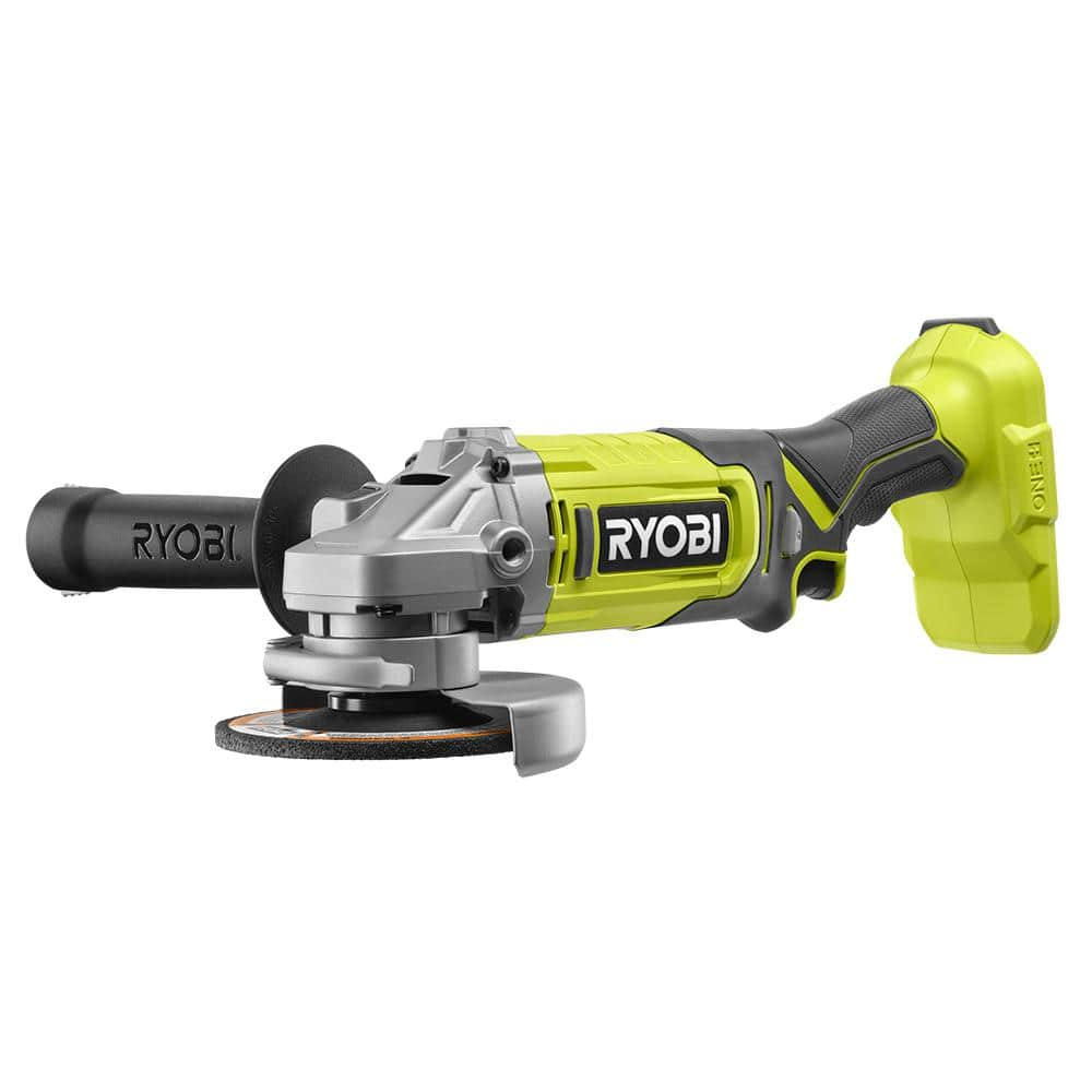 RYOBI ONE+ 18V Cordless 4-1/2 in. Angle Grinder (Tool Only) PCL445B