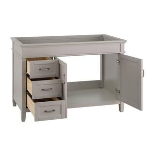 Home Decorators Collection Ashburn 48 in. W x 21.75 in. D Vanity Cabinet in Grey ASGRA4821DL