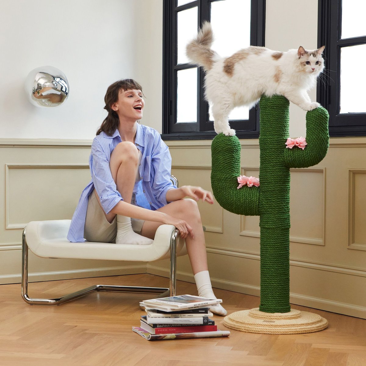 VETRESKA Oasis Cactus 41-in Cat Tree