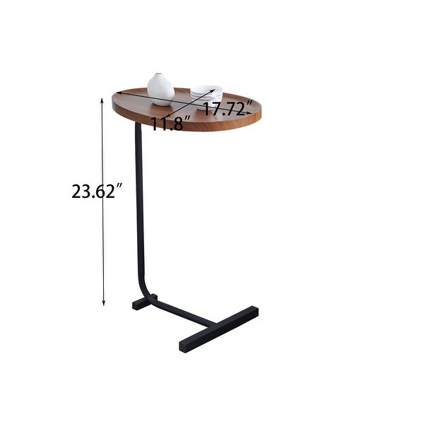 C-shaped Side Table， Living room Small Sofa Table