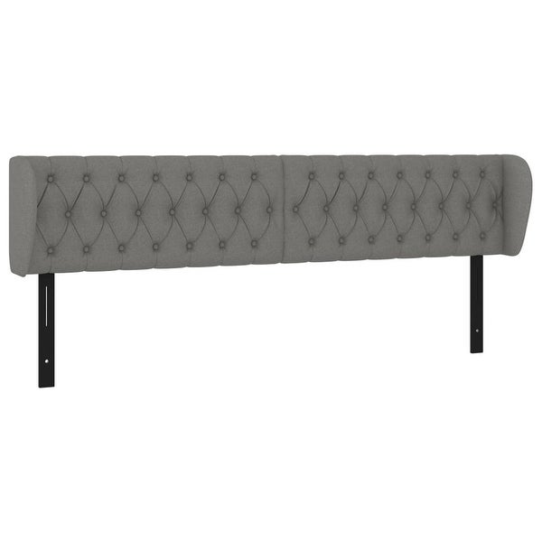 vidaXL Headboard with Ears Light Gray 40.6