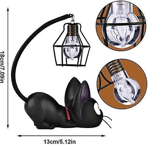 Resin Cat Lamp， Kiki Lamp Creative Night Light