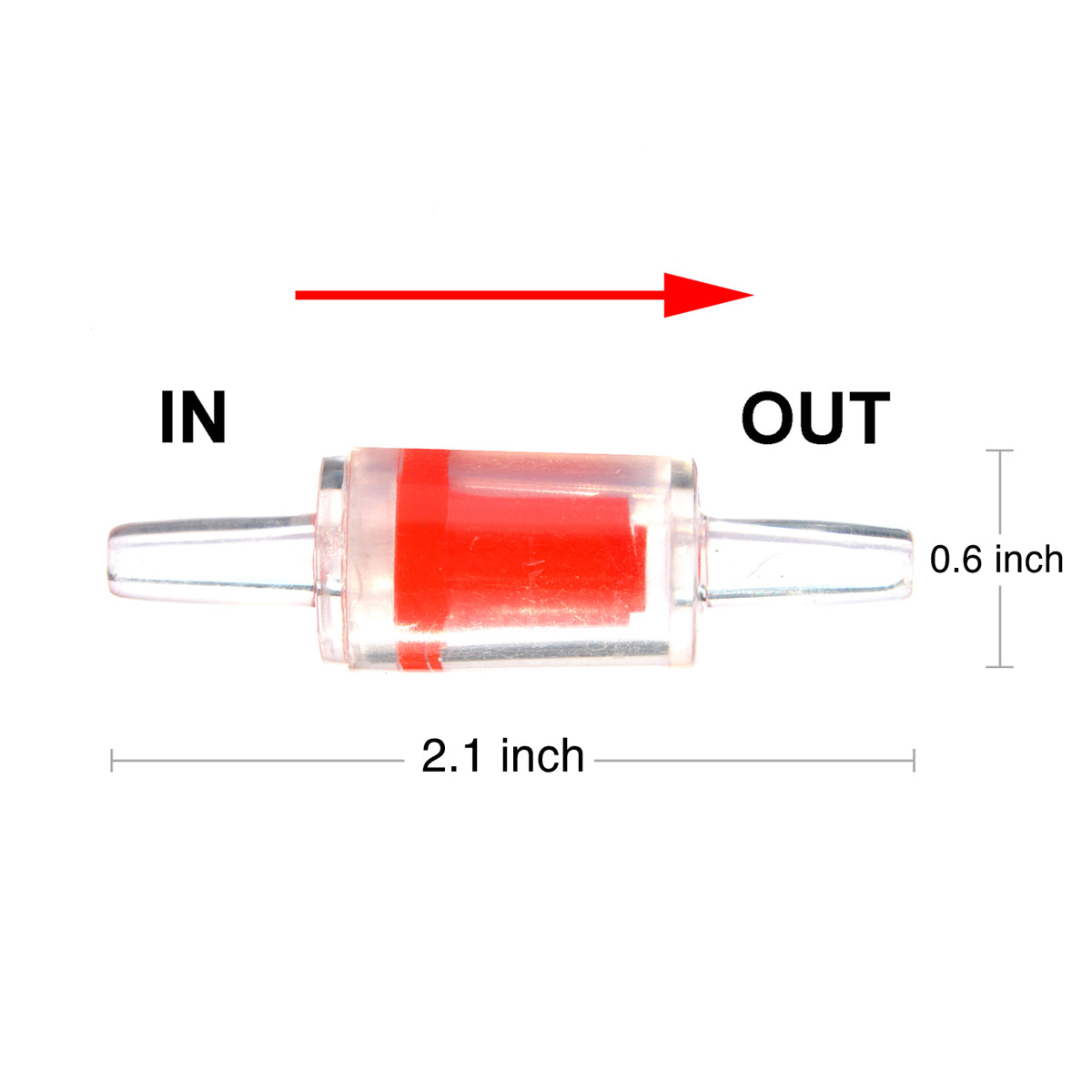 Pawfly 13 Feet Airline Tubing Standard Aquarium Air Pump Accessories with Check Valves， Suction Cups and Connectors