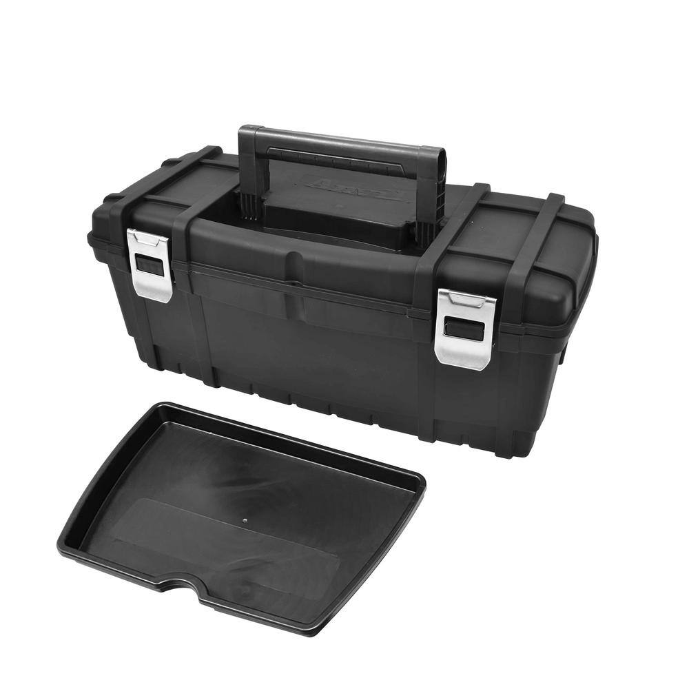 Anvil 24 in. Black Plastic Tool Box THD2015-05A