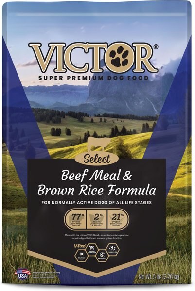 VICTOR Select Beef Meal and Brown Rice Dry Dog Food