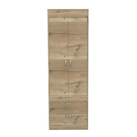 Willow Grove 2 Drawer Armoire Light Oak B062S00004