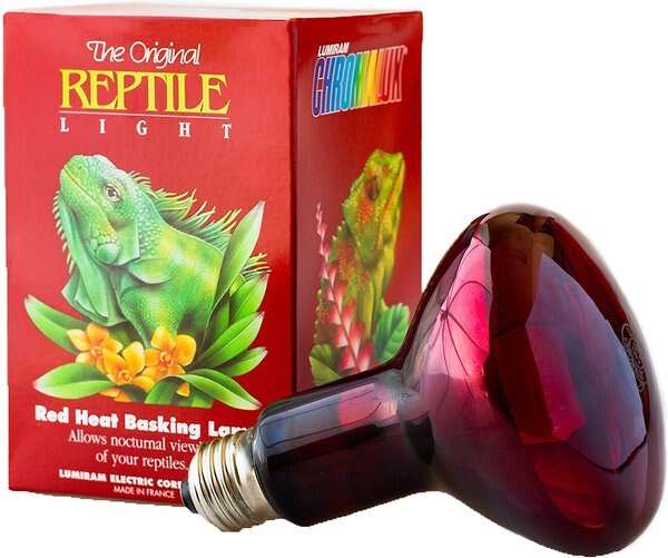 Chromalux Red Heat Infrared Day Heat Basking Reptile Lamp， 100-watt