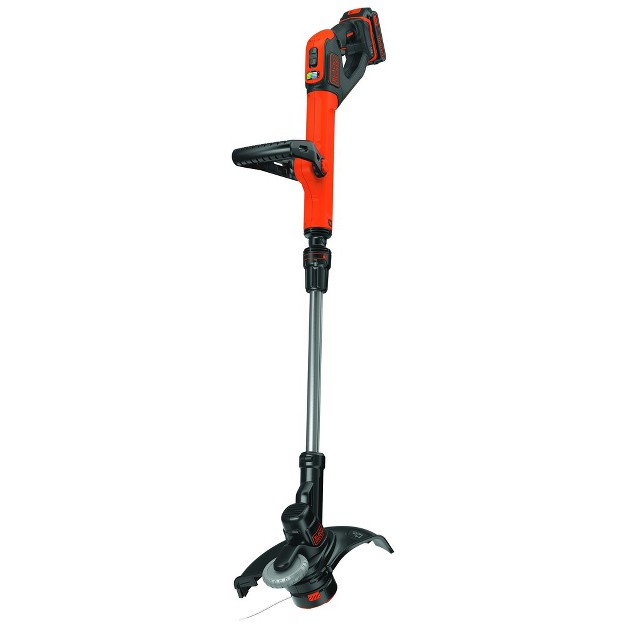 Black amp Decker Lst522 20v Max Lithium ion 2 speed 12 In Cordless String Trimmer edger Kit 2 5 Ah