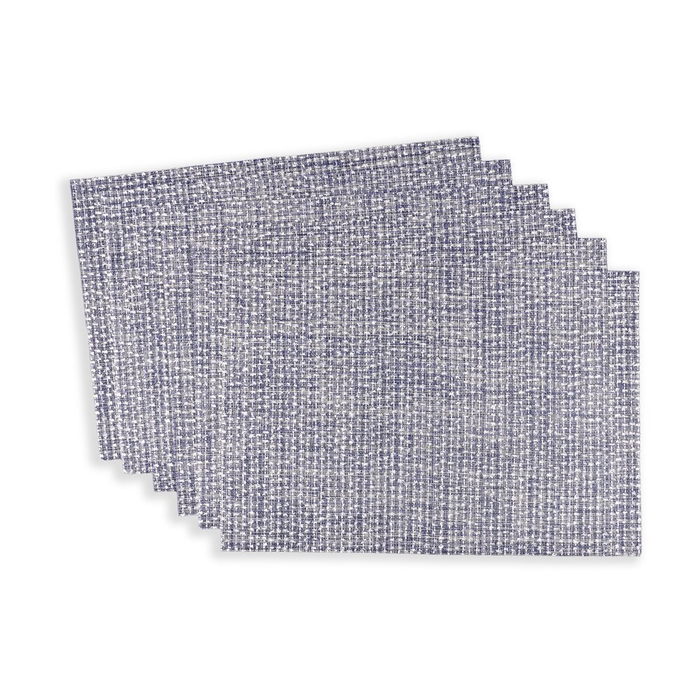 Bow Knot Textiline Placemat   Set of 6   17 x 13 inches