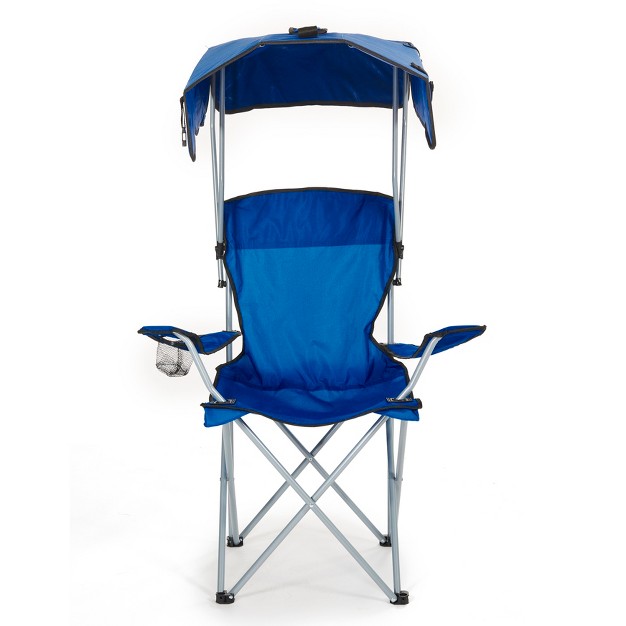 The Lakeside Collection Folding Chair With Cover Beach Chair With Canopy Shade