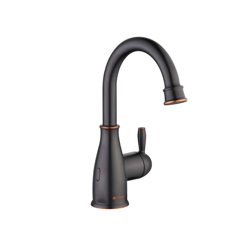 Glacier Bay Mandouri Single Hole Single-Handle Touchless High-Arc Bathroom Faucet in Mediterranean Bronze HD67685W-5027D