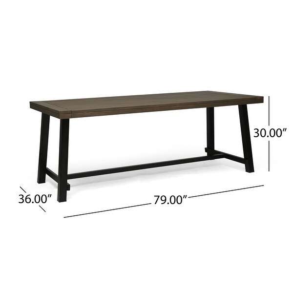 Carlisle 79in Outdoor Garden Table