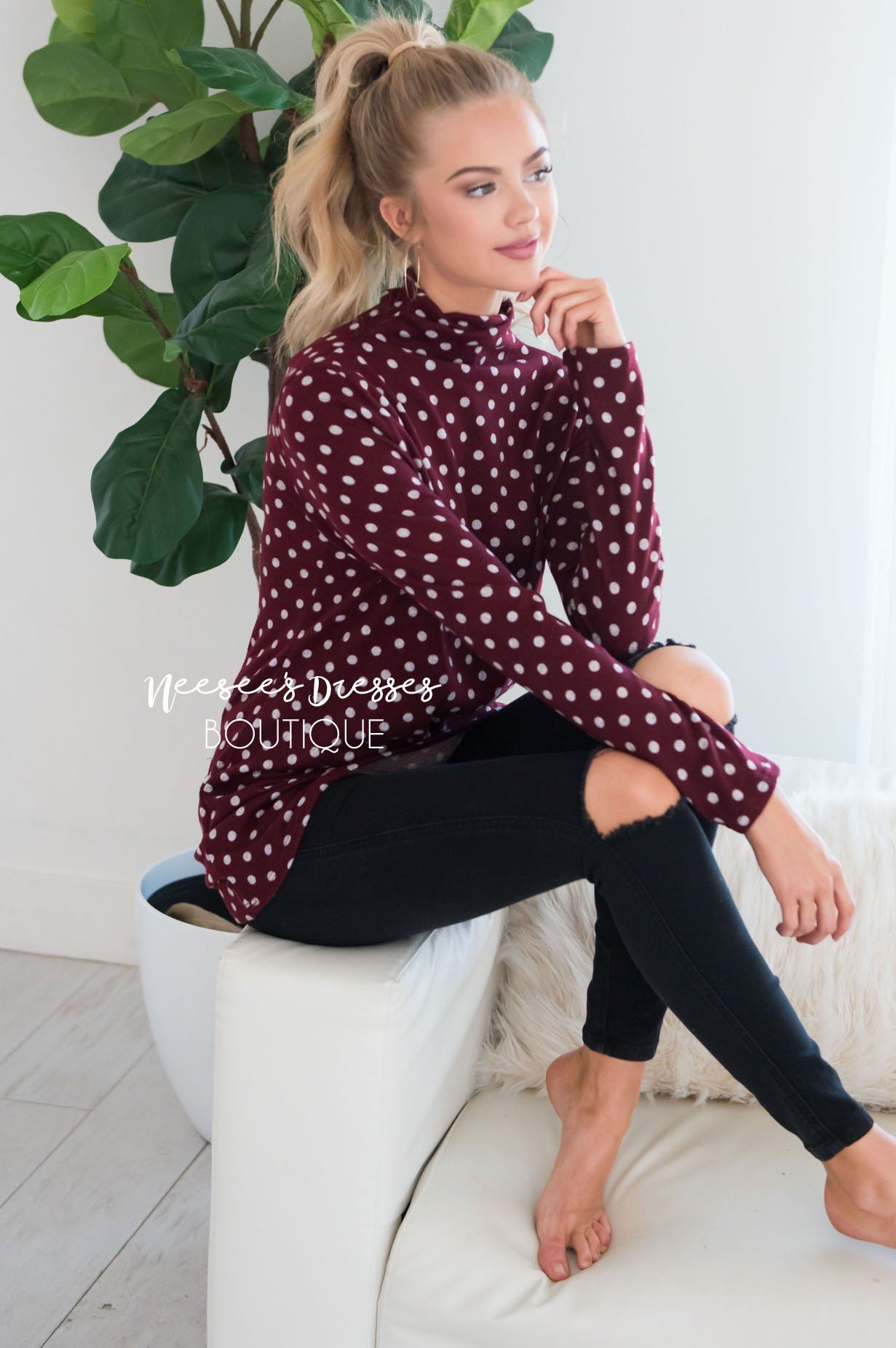 Happy Times Polka Dot Sweater