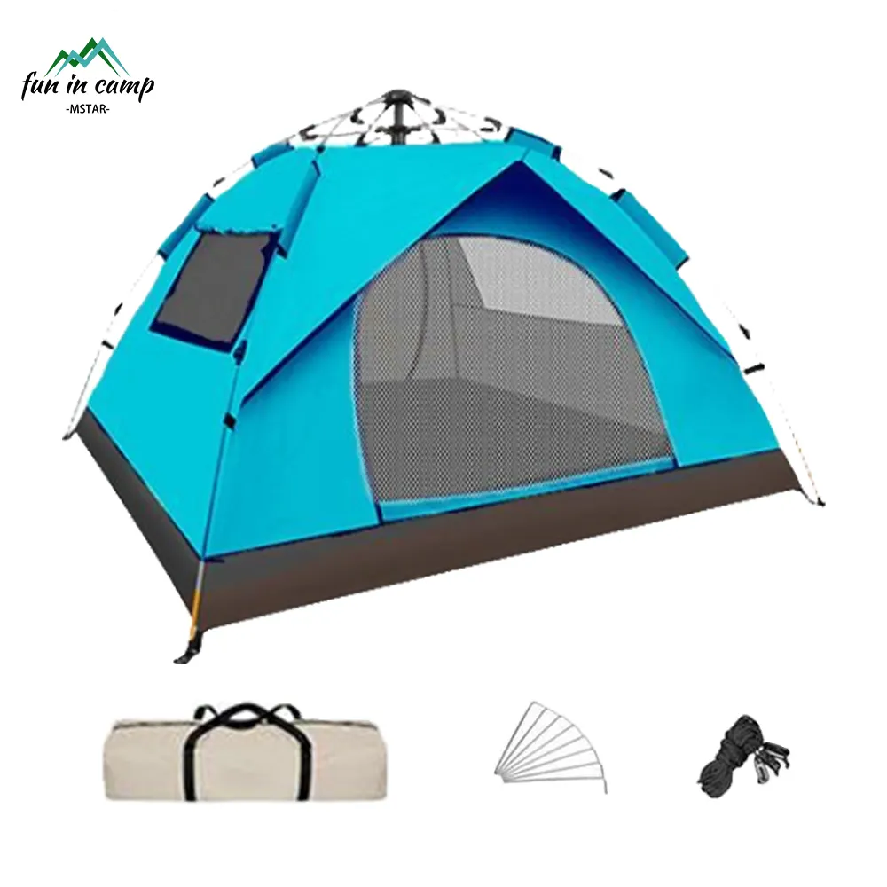 Manufacturers Wholesale Outdoor Camping 1 4 People Beach Simple Speed Open Folding Automatic Tent