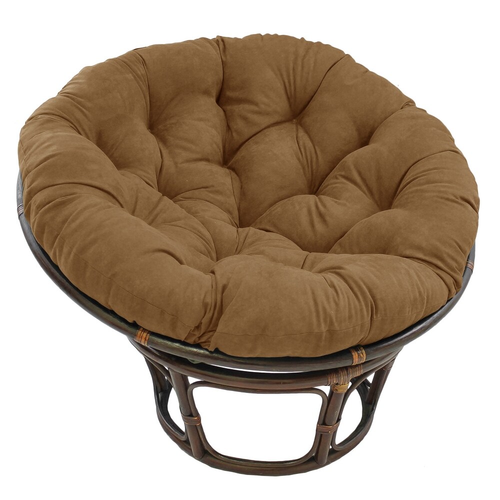 Microsuede Indoor Papasan Cushion (44 inch  48 inch  or 52 inch) (Cushion Only)