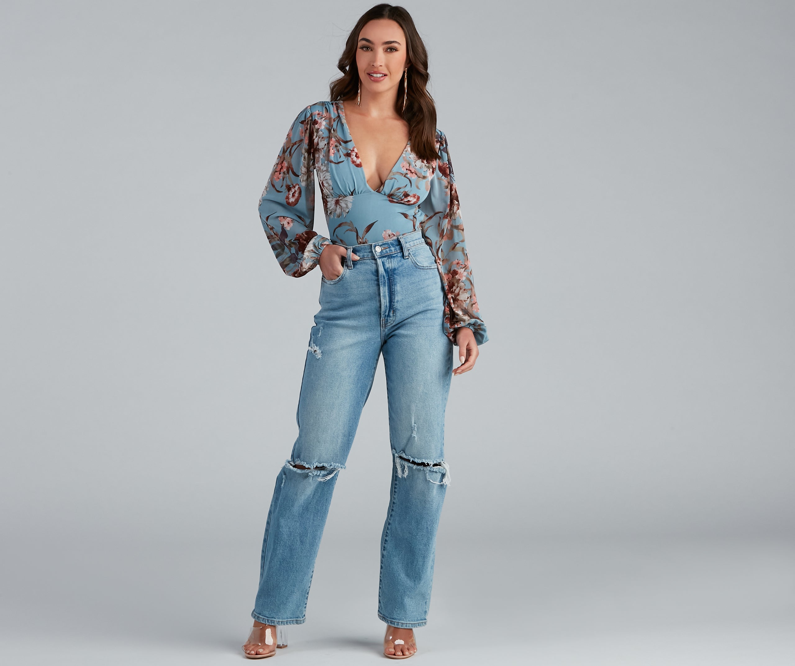 Blooming Chic Floral Bodysuit