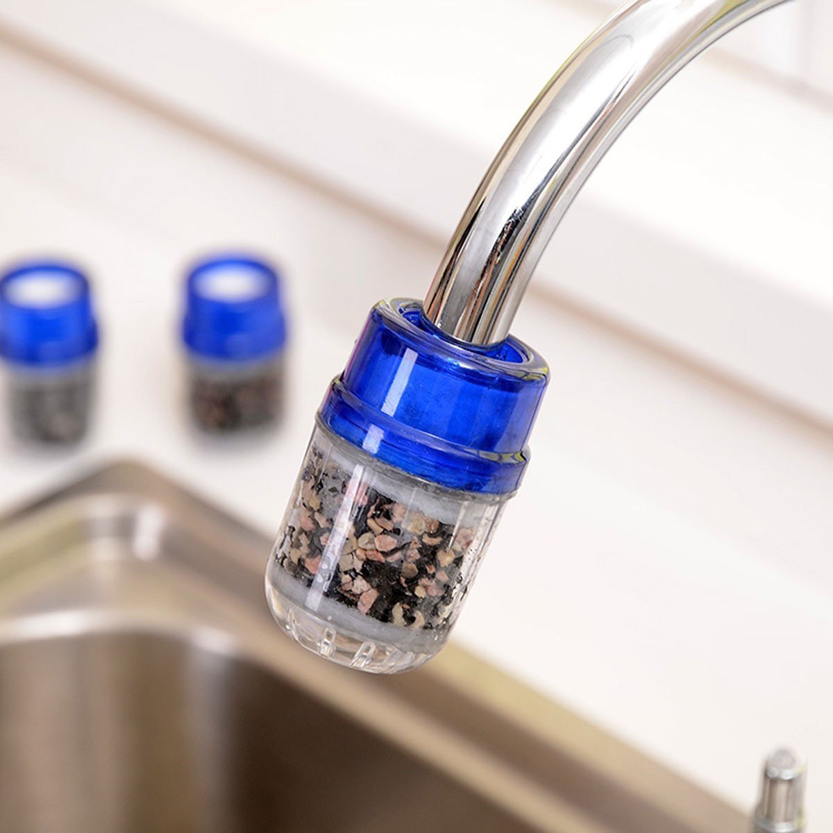 Activated Carbon Kitchen Tap Water Clean Purifier Filtration Filter Faucet