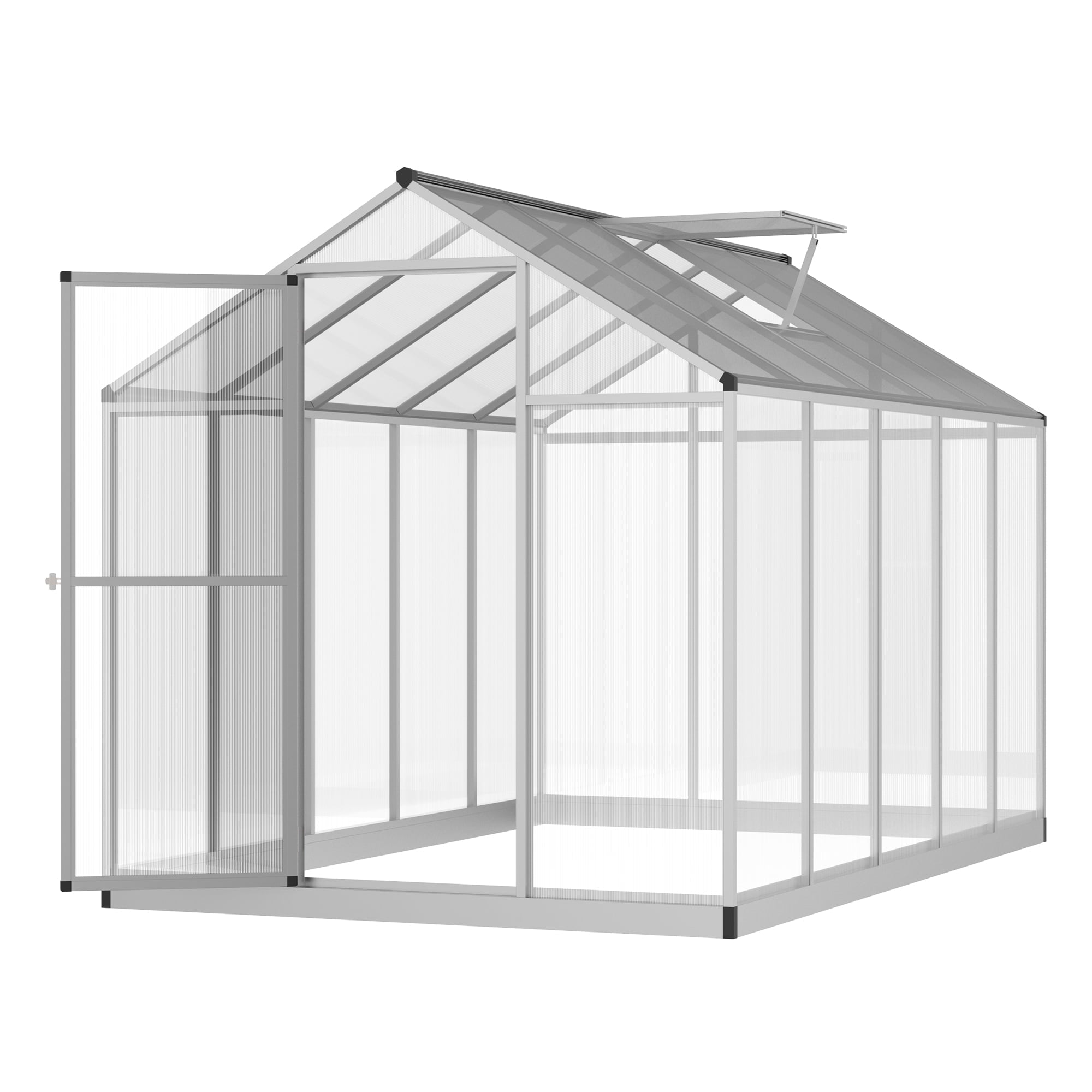 Outsunny 10' x 6' Portable Outdoor Walk-In Garden Greenhouse w/ Roof Vent