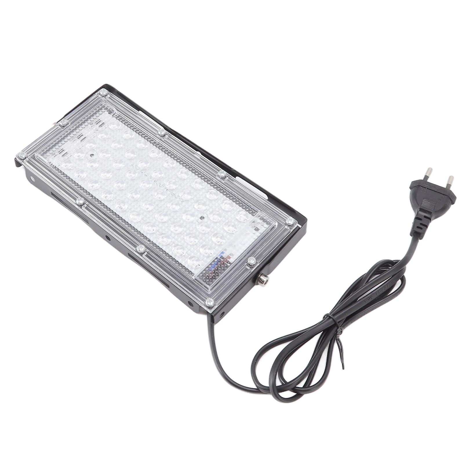 UV Flood Light 50W LED Aluminum Fluorescent Stage Lamp For Halloween Party EU 220 V