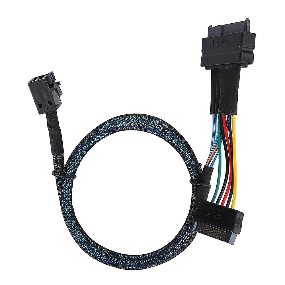 Sas Cable Sff8643 To Sff8639 15p Power Line Mini Server Connector Hdd Adapter