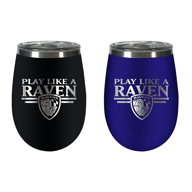 Baltimore Ravens Wine Tumbler Set