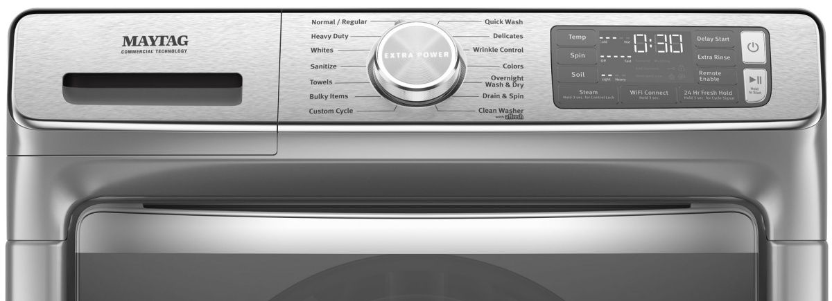 Maytag MHW8630HC 58 Cube Feet Smart Front Load Washer With Extra Powe