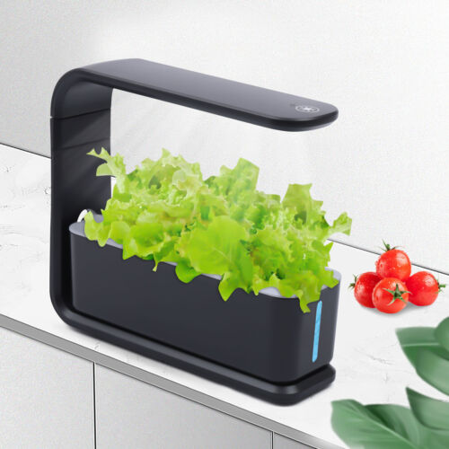 Hydroponics Growing System with 3 Pods Indoor Herb Garden Kit with 15W LED Light