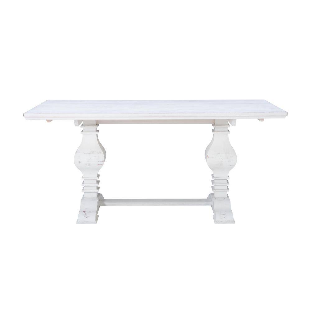 Linon Home Decor Reeser White Dining Table HD221982