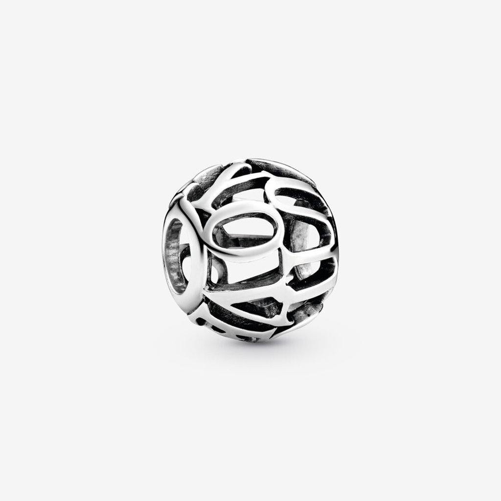 PANDORA  Openwork I Love You Script Charm