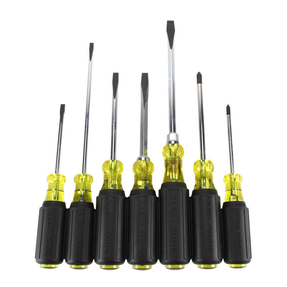 Klein Tools Cushion-Grip Screwdriver Set 7 Pc 85076 from Klein Tools