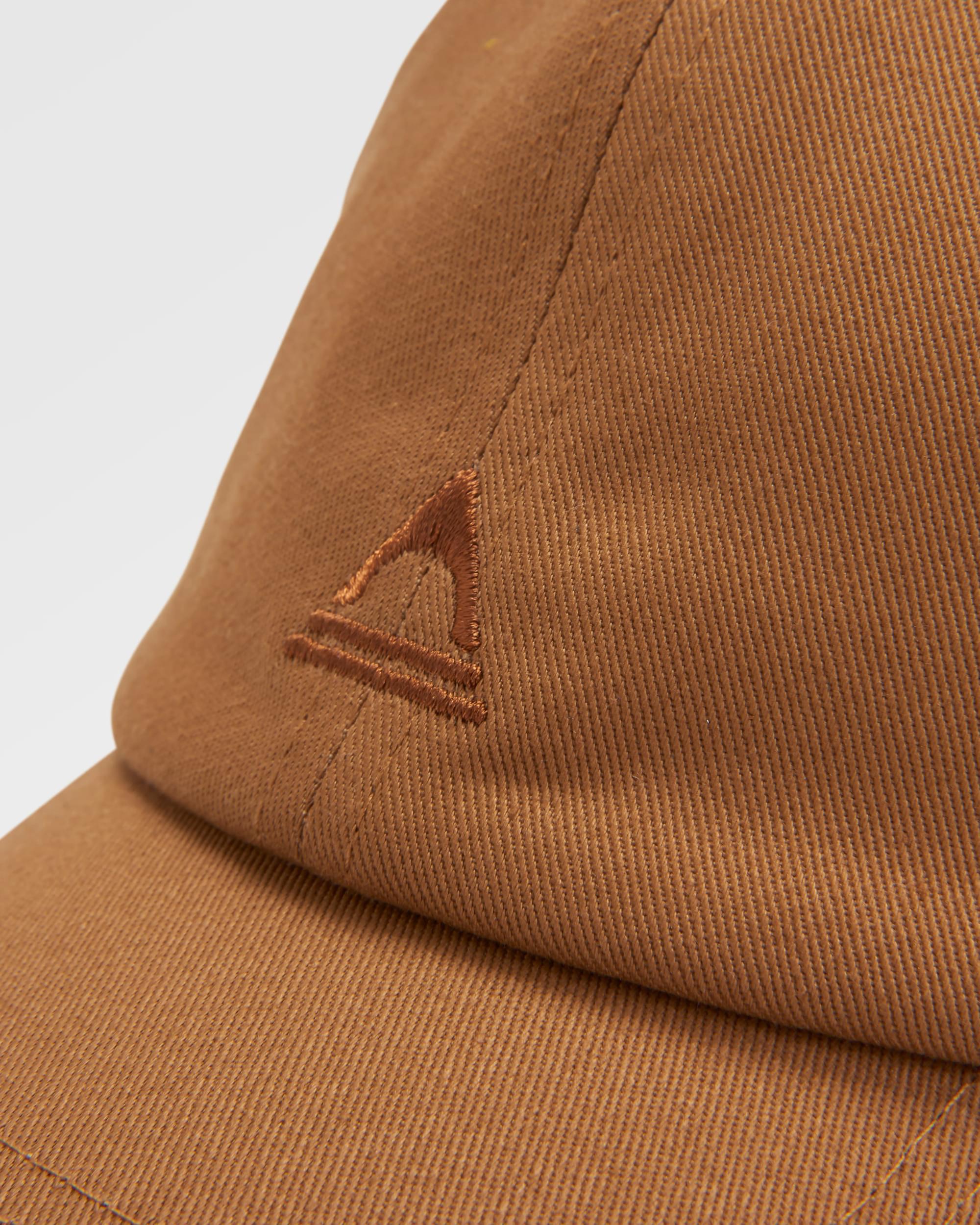 Classic Recycled Cotton 6 Panel Cap - Toffee