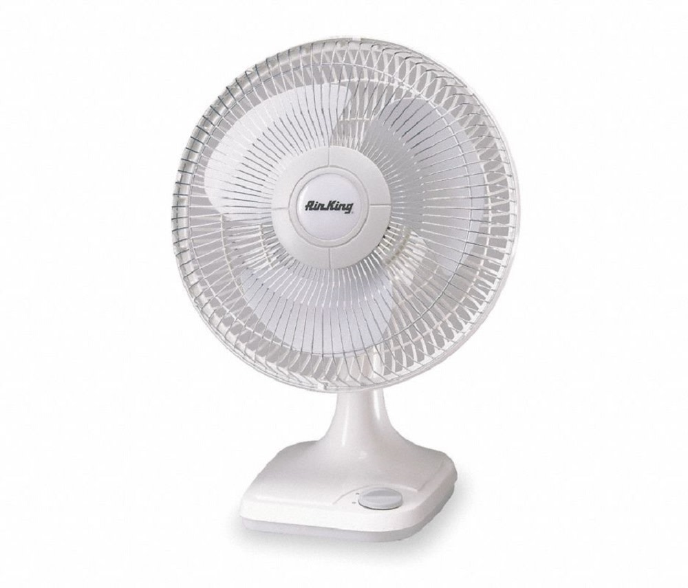 12 In. 1/50HP 3 Speed Commercial Grade Oscillating Table Fan ;