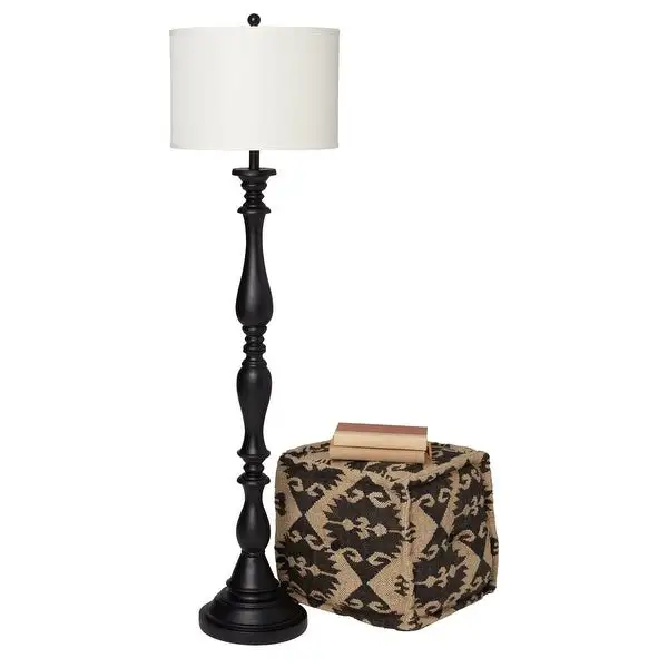 Abbyson Melrose 61 Inch Espresso Floor Lamp