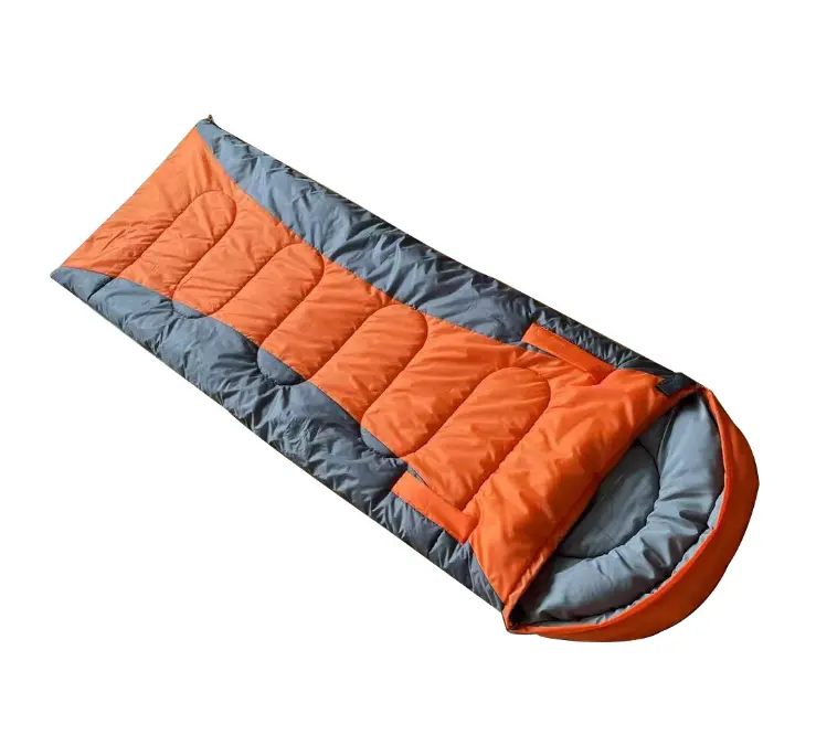 Outdoor ultralight envelope hollow cotton sleeping bag camping thickened warm sleeping bag