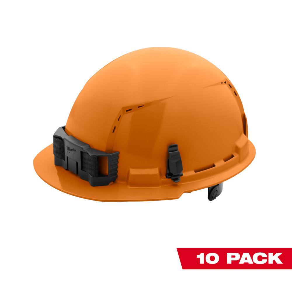 MW BOLT Type 1 Class C Front Brim Vented Hard Hat with 6-Point Ratcheting Suspension (10-Pack) 48-73-1232X10