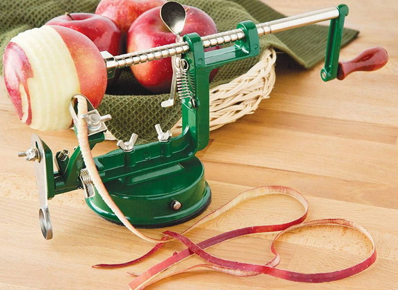 Fox Run 5762 Apple Peeling Machine with Suction Ba...