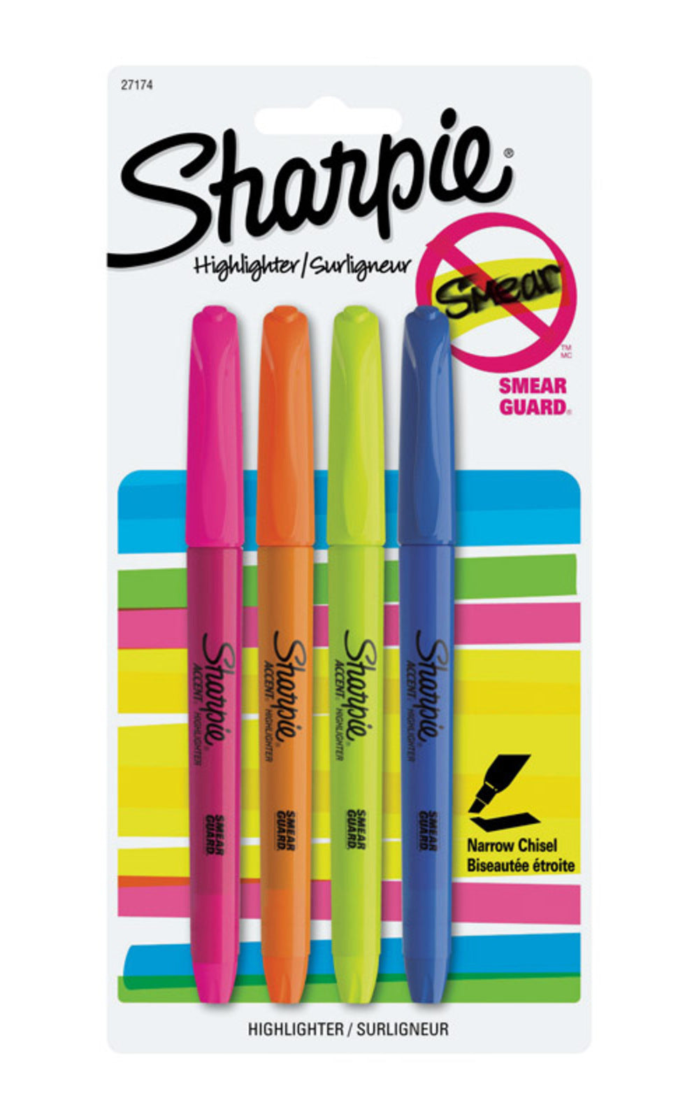 HIGHLIGHTER 4PK ASST