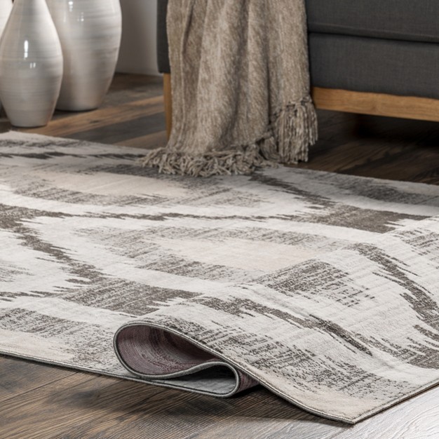 Nuloom Eliise Faded Trellis Machine Washable Area Rug