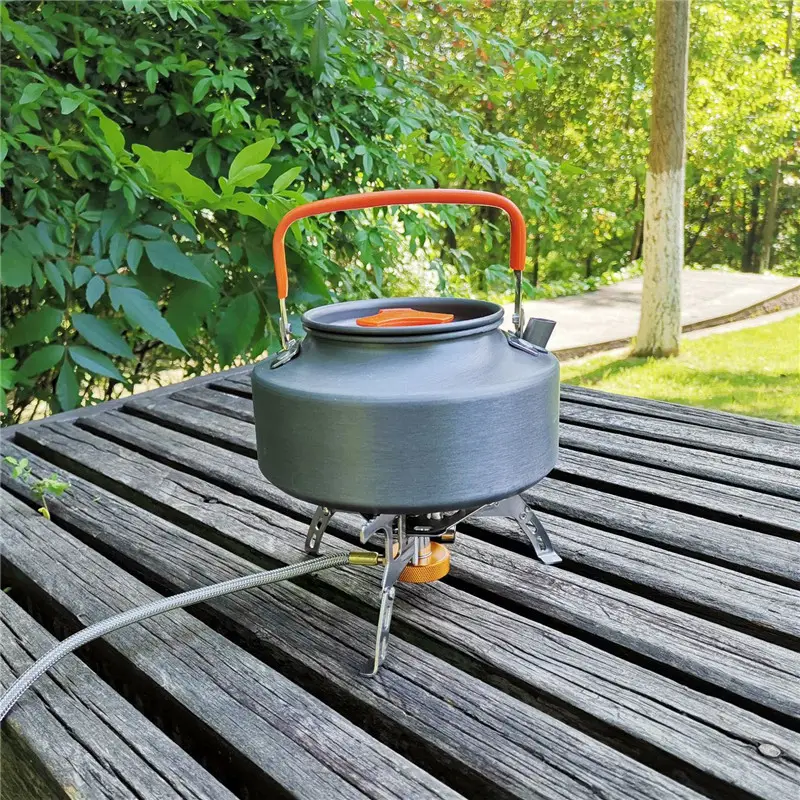 Sevenstar Low Price 7 Pcs Other Camping   Hiking s Portable Aluminium Pot Teapot Frying Pan Tableware Set with Carabiner